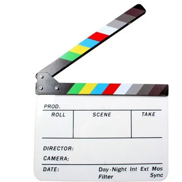 Filmová klapka akryl