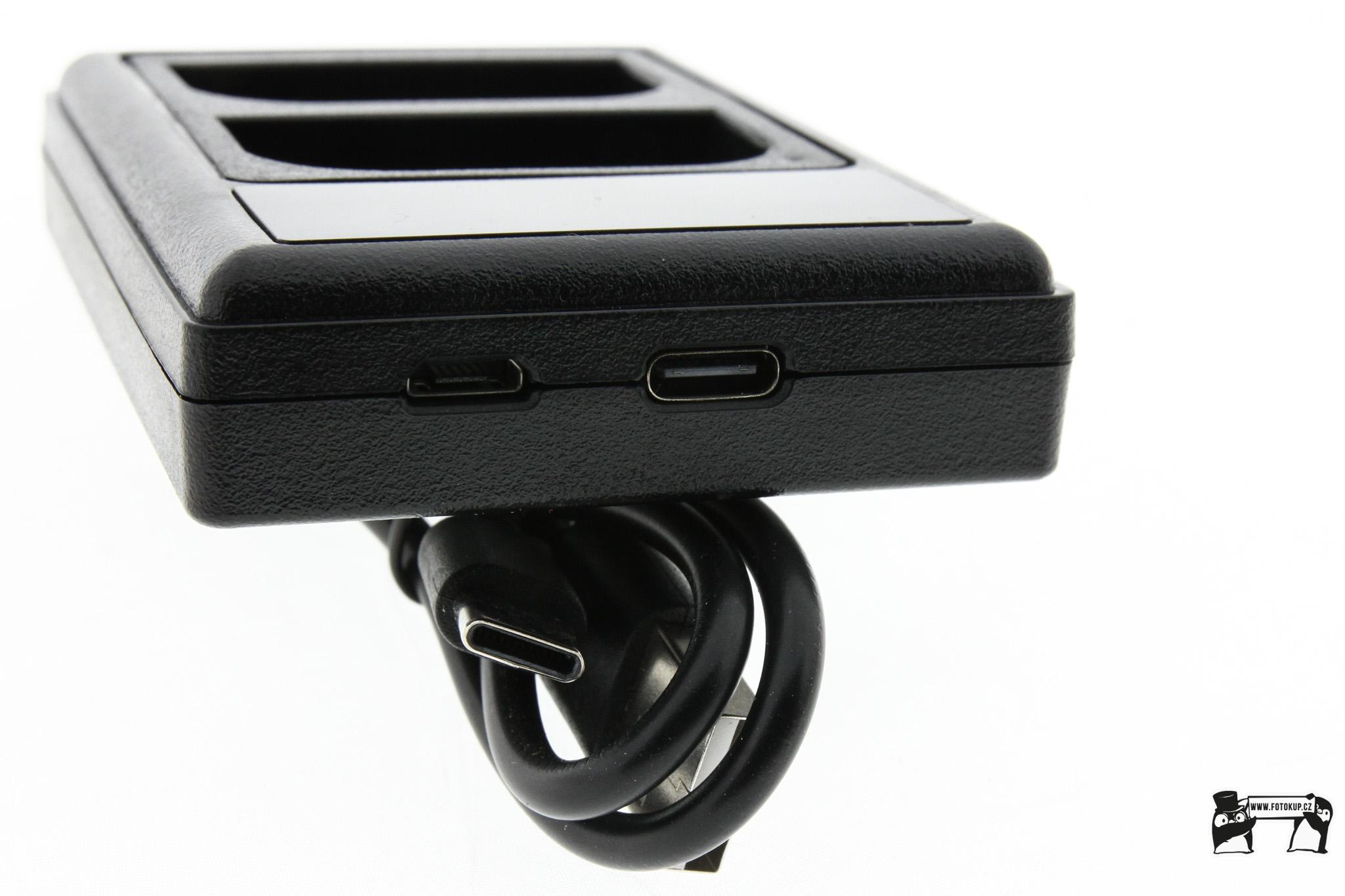 Duální USB Nabíječka baterií EN-EL3 pro Nikon fotoaparáty