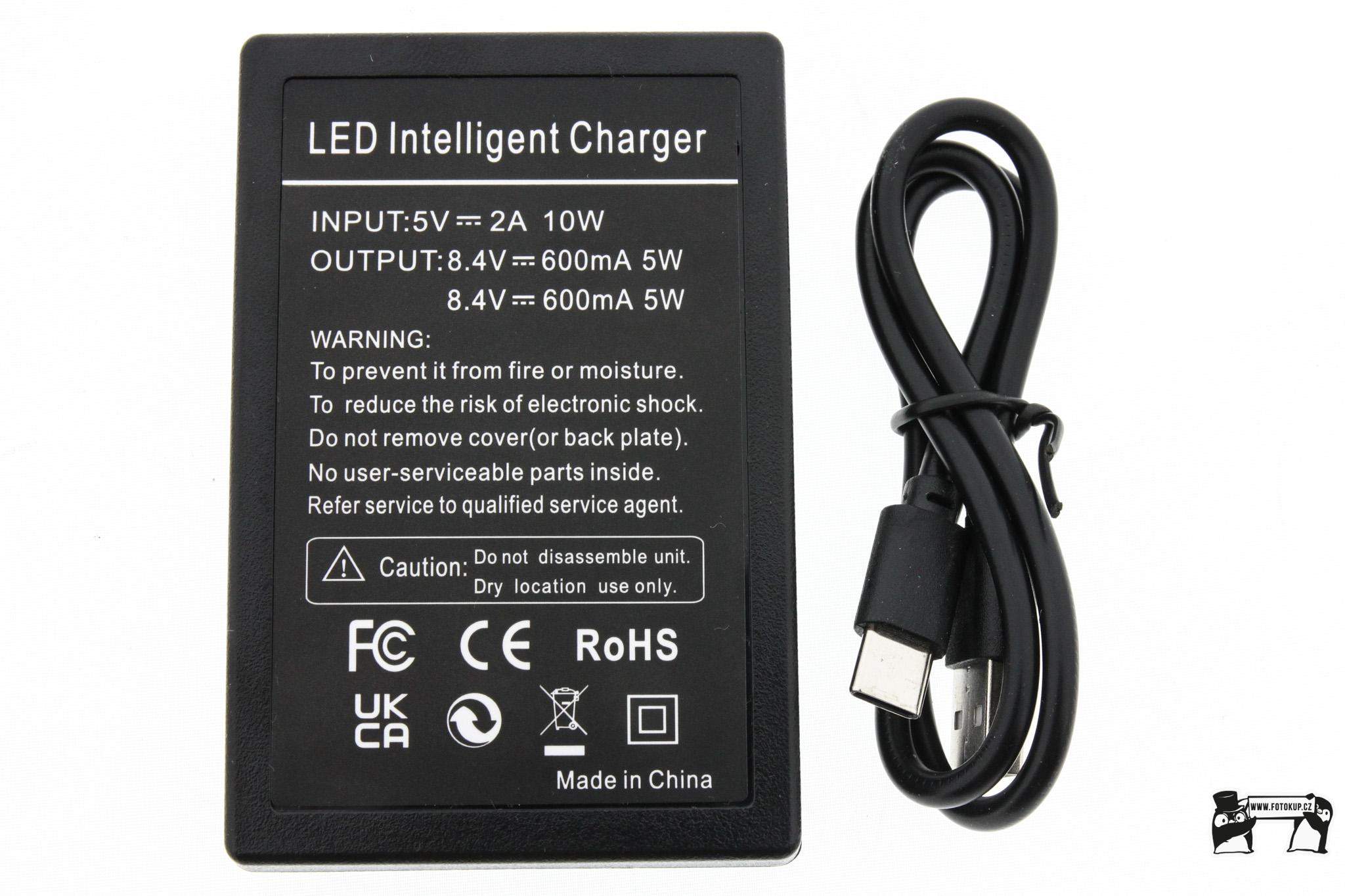 Duální USB Nabíječka baterií NP-FW50 pro Sony fotoaparáty