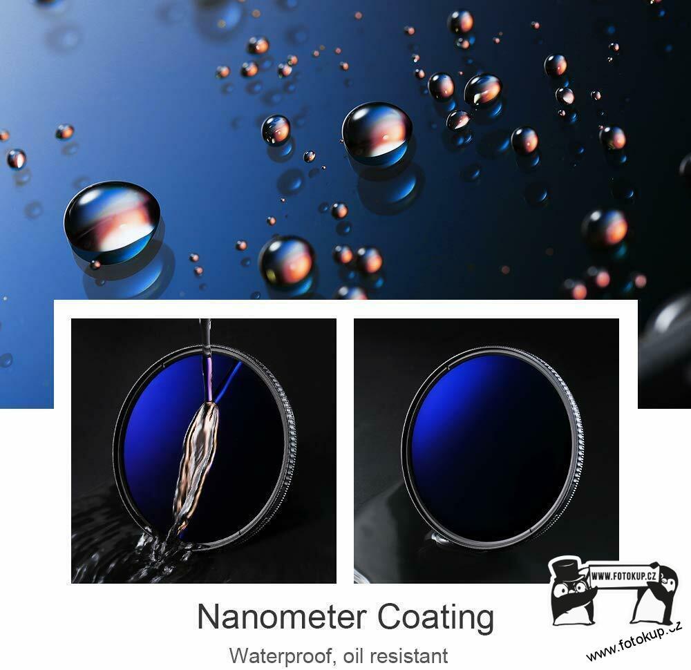 77mm CPL+ 8ND polarizační  filtr Koncept  Nano HD Slim MC
