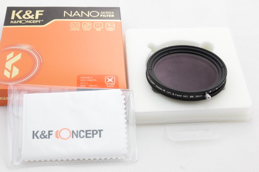 58mm CPL+ 2-32ND polarizační  filtr Koncept  Nano HD Slim MC