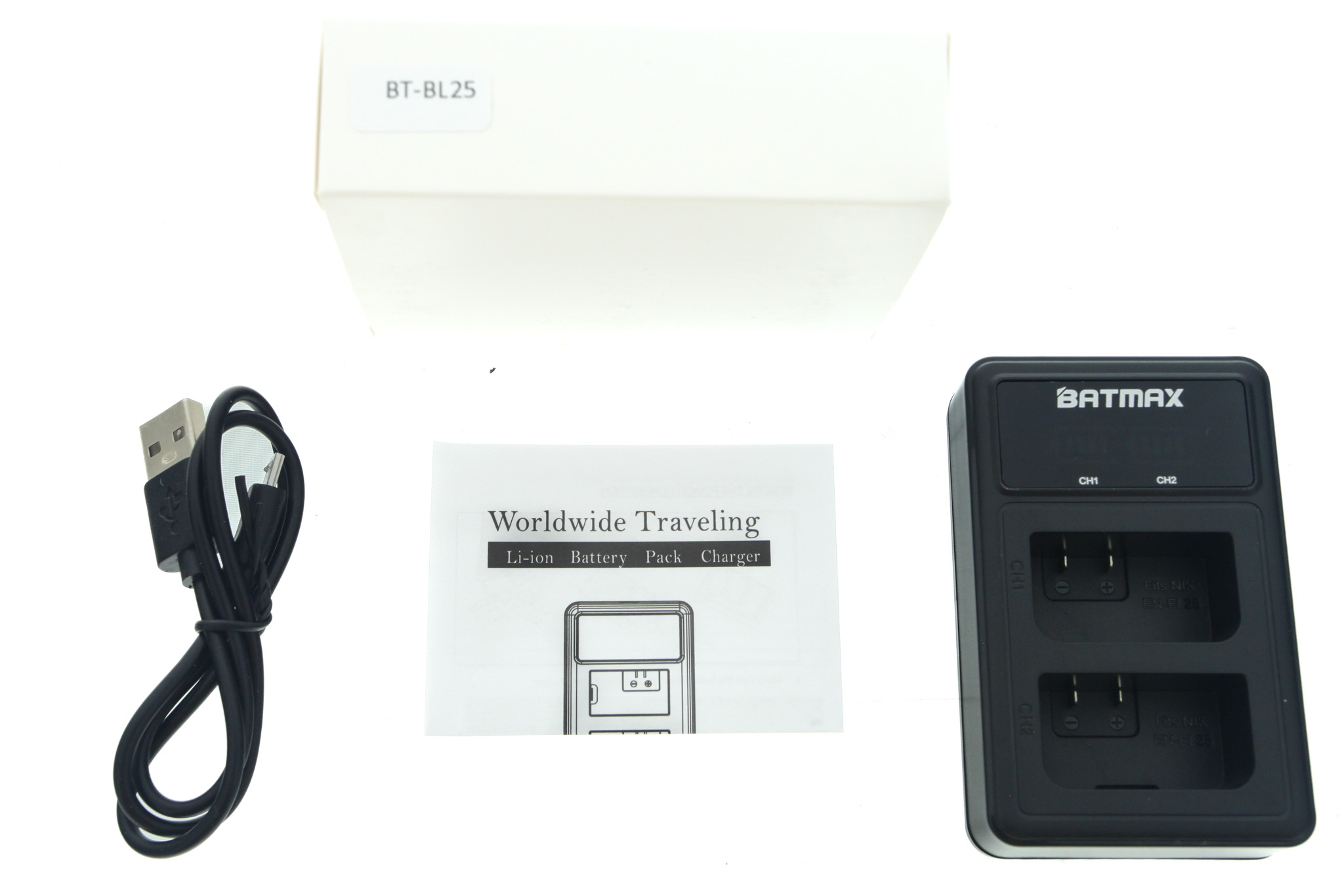 BATMAX duální USB nabíječka pro Sony NP-FW50