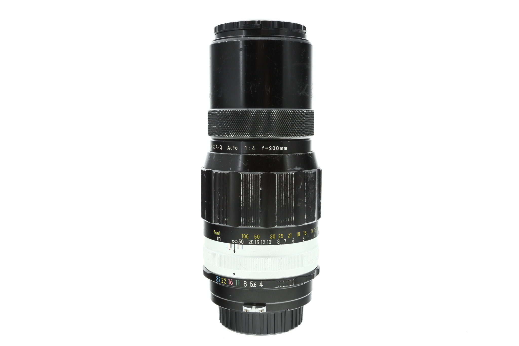Nikon Nikkor-Q Auto 200mm f/4 – bazarový manuální teleobjektiv pro Nikon F