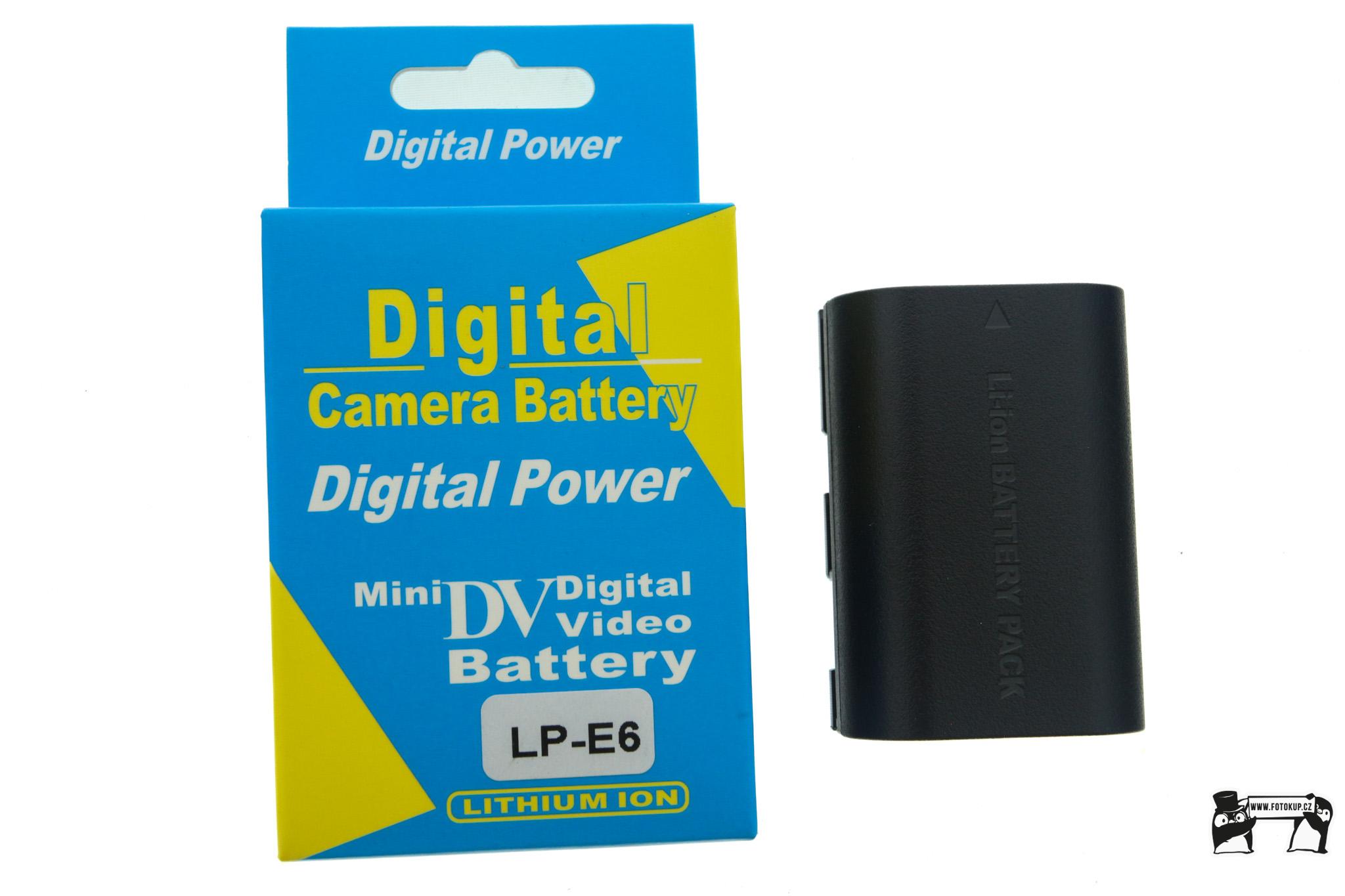 DV Digital Power LP-E6 Li-ion baterie 2650 mAh pro Canon EOS