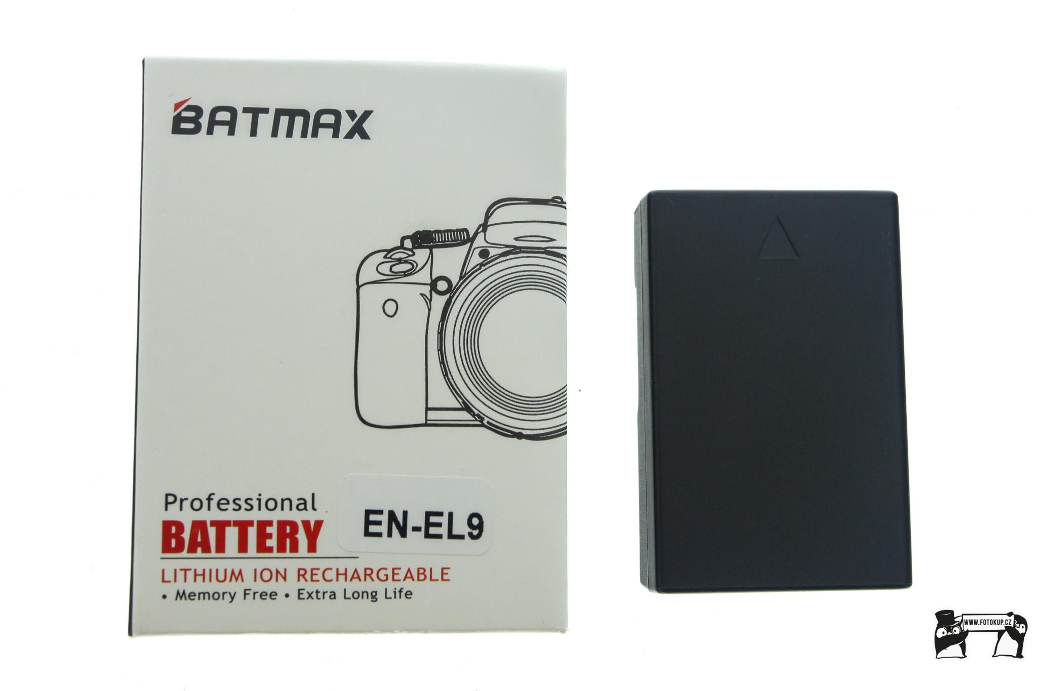 BATMAX EN-EL9 / EN-EL9a Li-ion baterie 1800 mAh pro Nikon