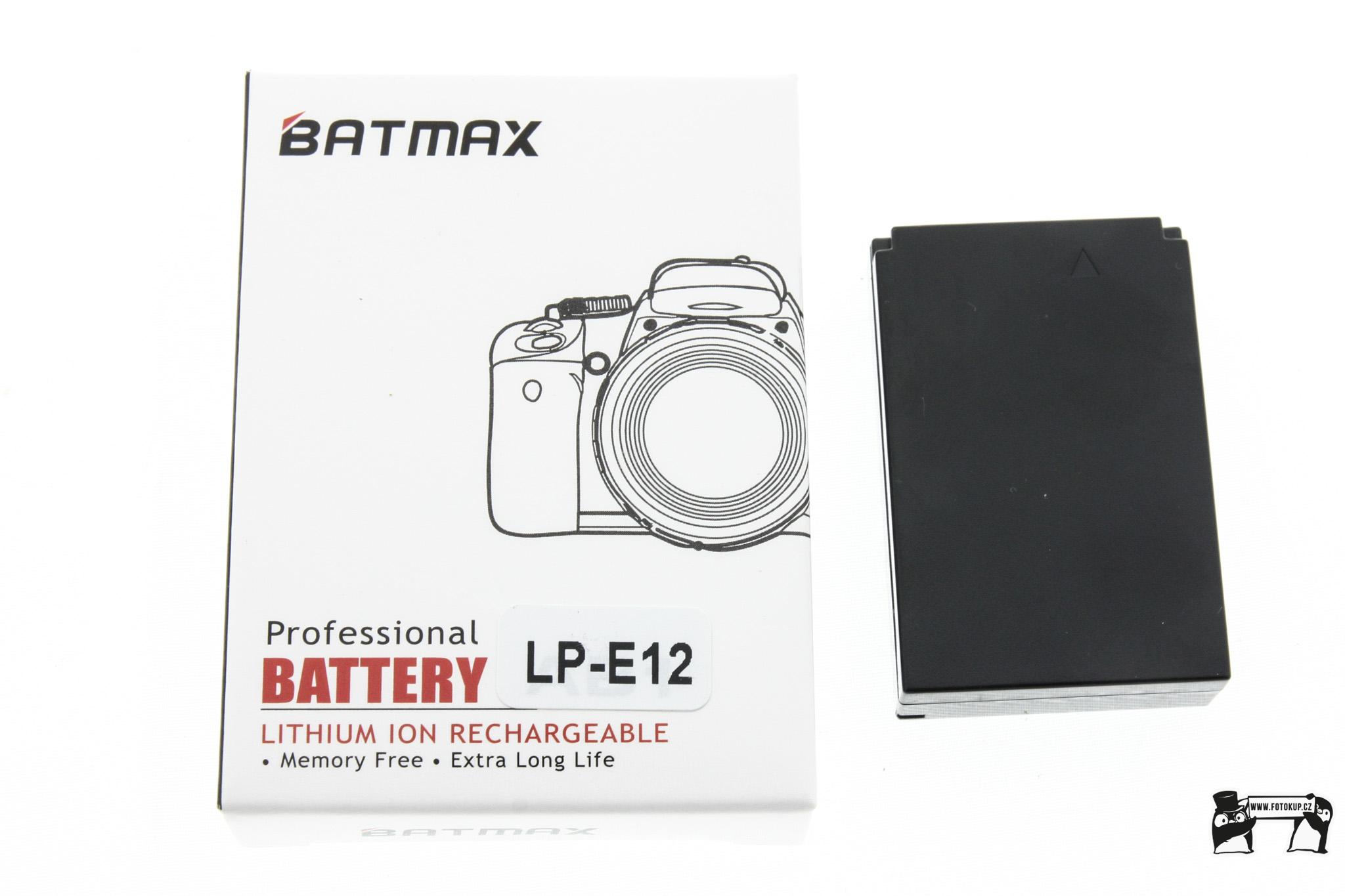 Baterie Canon LP-E12  1800mAh Batmax