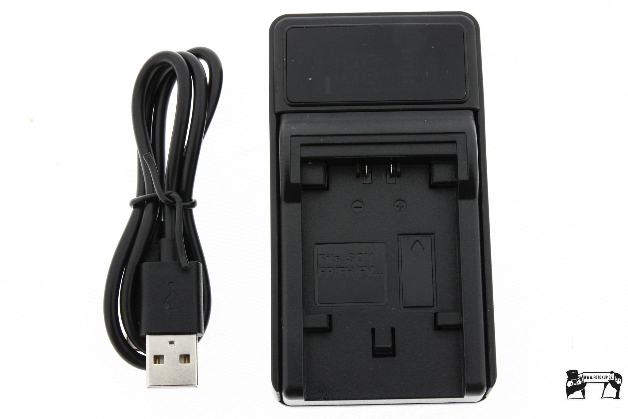 USB Nabíječka baterie NP-FH50 pro Sony fotoaparáty