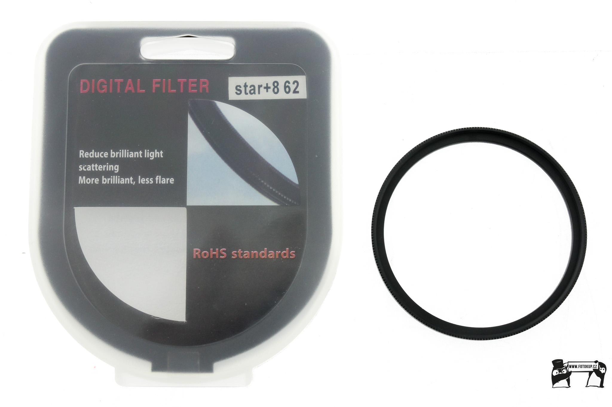 Fotografický filtr Star 8x  67mm – Hvězdičkový efekt pro noční focení