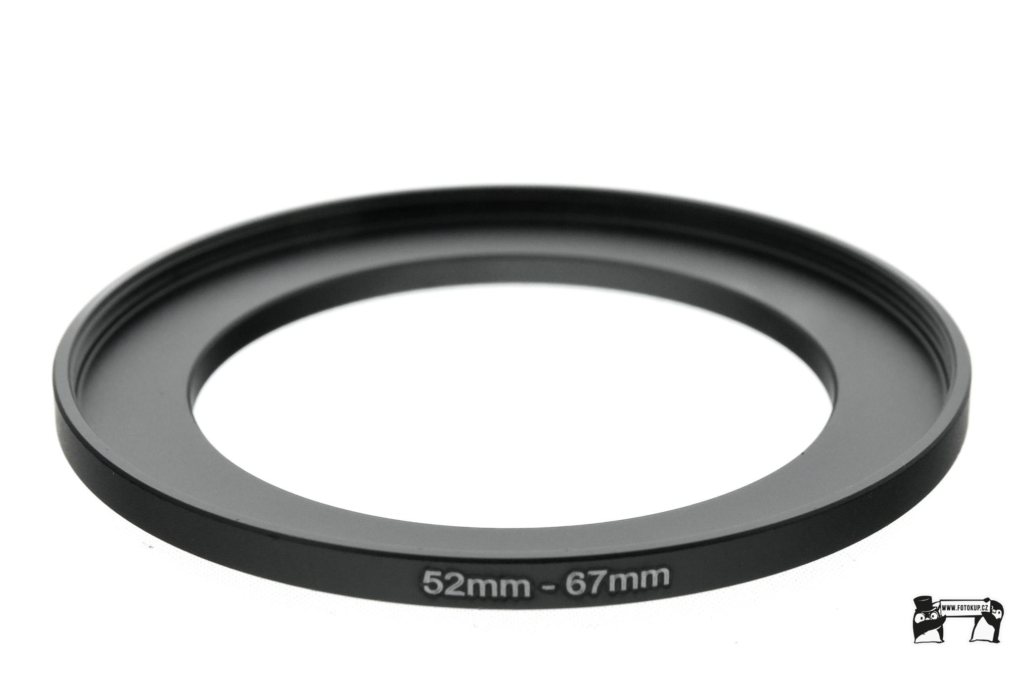 Redukční kroužek UP 52mm na 67mm – Umožňuje použití filtrů s odlišným závitem