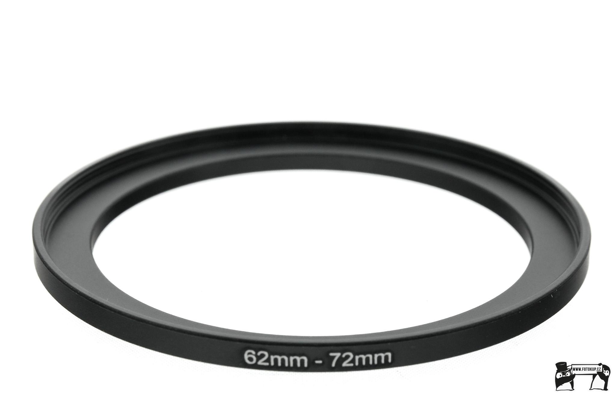Redukční kroužek UP 62mm na 72mm – Umožňuje použití filtrů s odlišným závitem