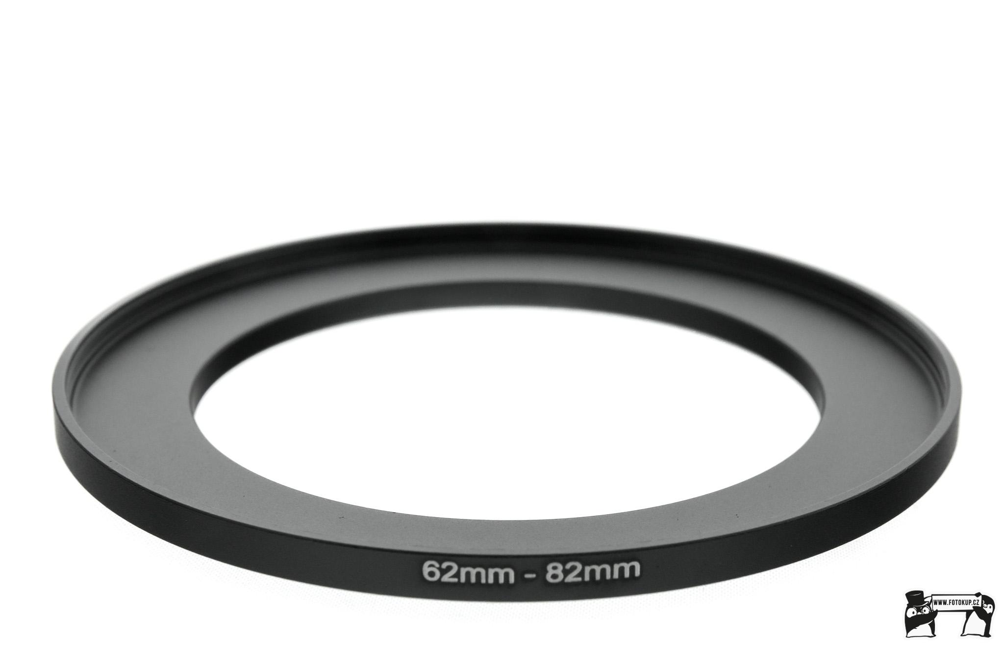 Redukční kroužek UP 62mm na 82mm – Umožňuje použití filtrů s odlišným závitem