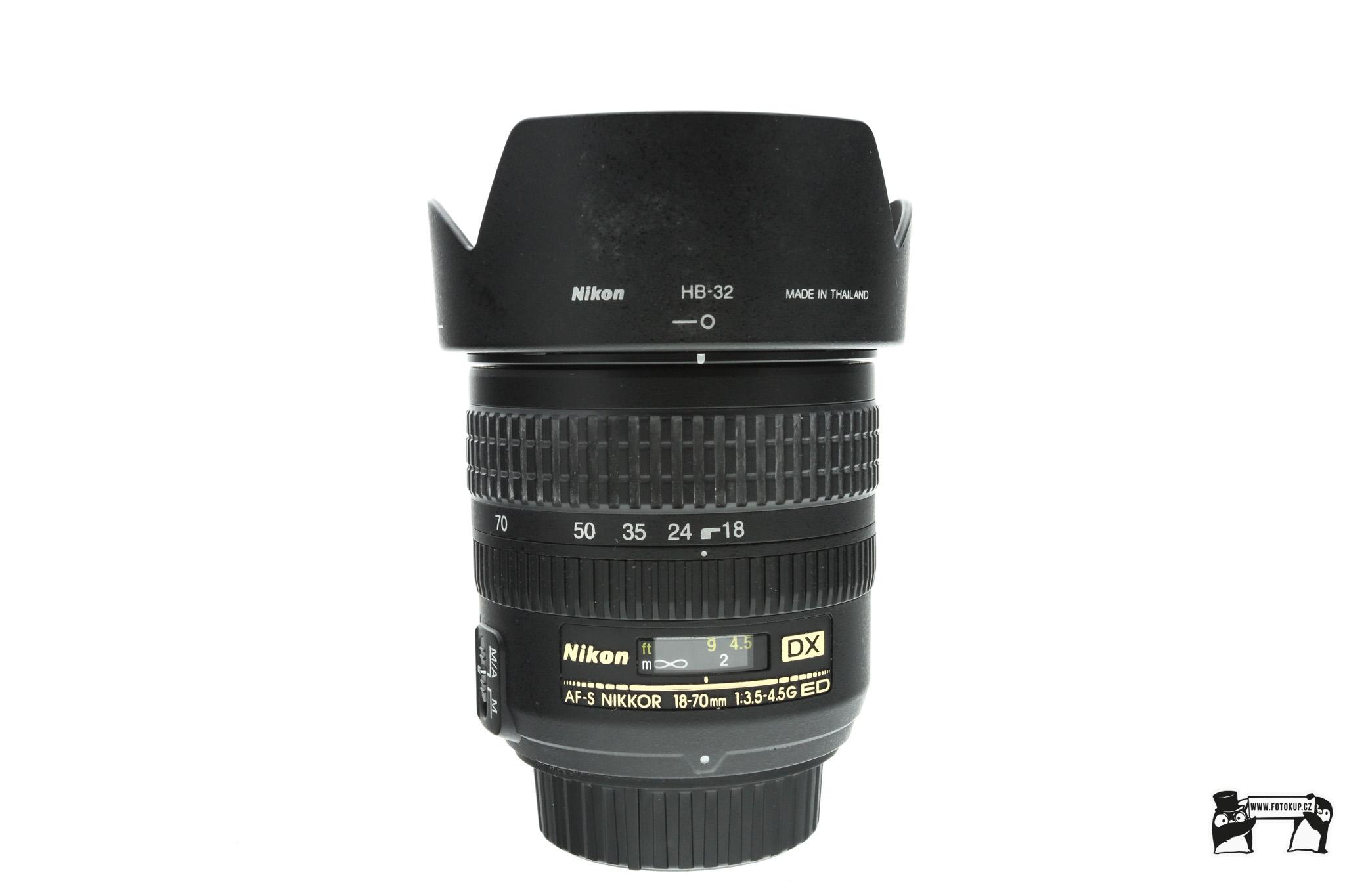 Nikon AF-S DX NIKKOR 18-70mm f/3.5-4.5G ED – bazarový objektiv pro Nikon F