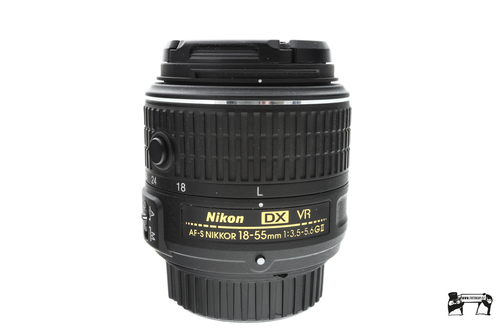 Nikon AF-S DX NIKKOR 18-55mm f/3.5-5.6G VR II – bazarový objektiv pro Nikon F