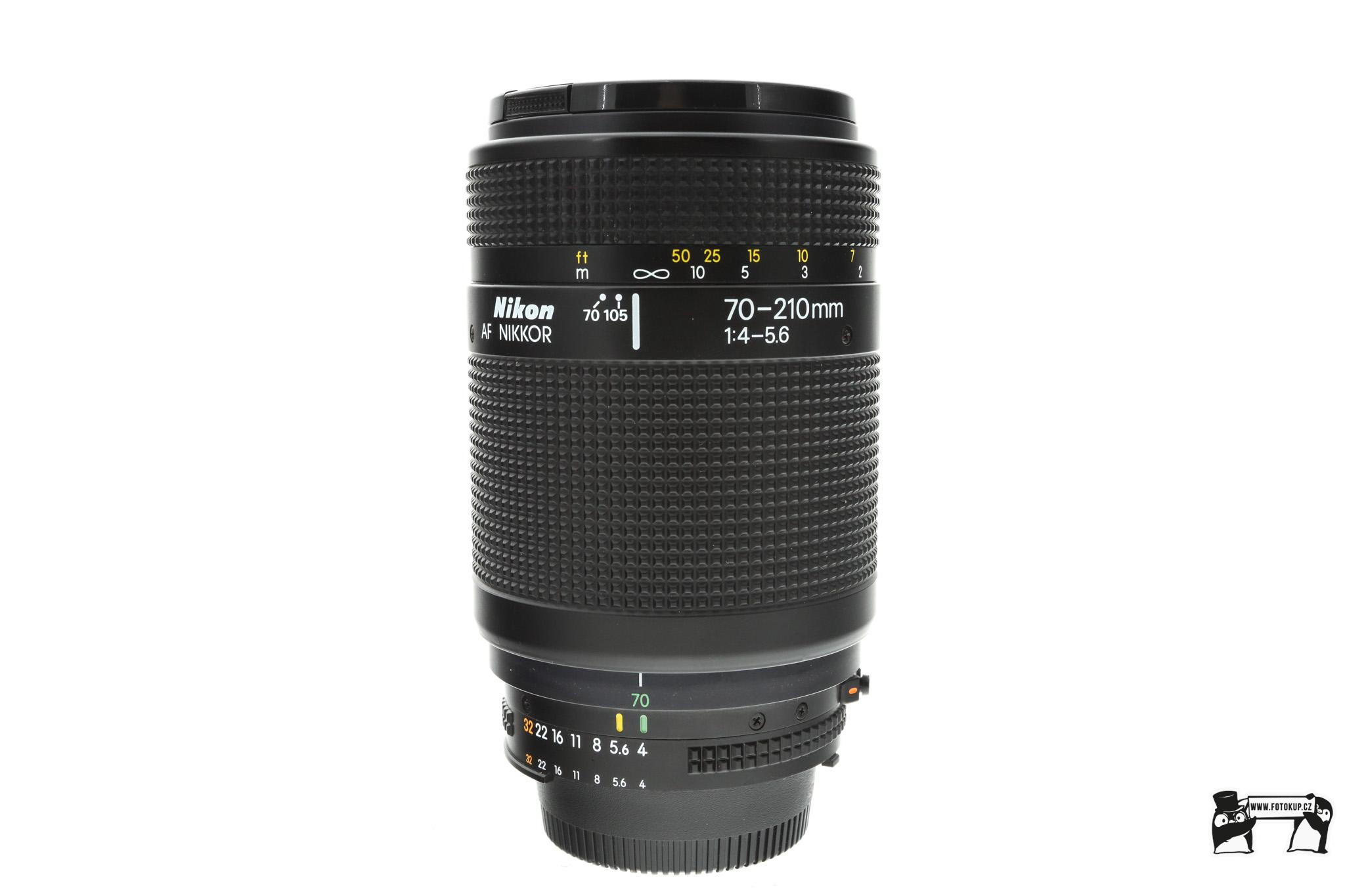 Nikon AF NIKKOR 70-210mm f/4-5.6 – bazarový teleobjektiv pro Nikon F (Full-Frame)