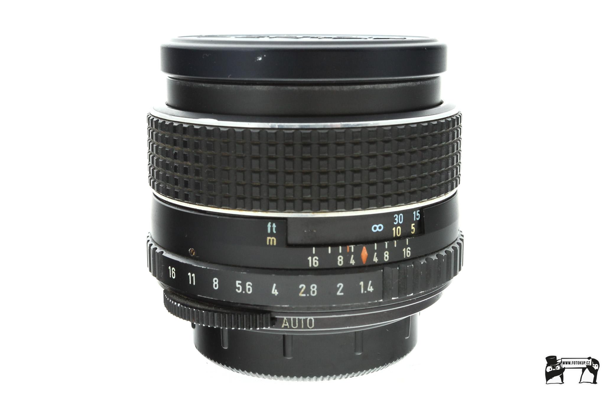 Bazarový objektiv Asahi SMC Takumar 50mm f/1.4 pro závit M42 – legendární pevné sklo