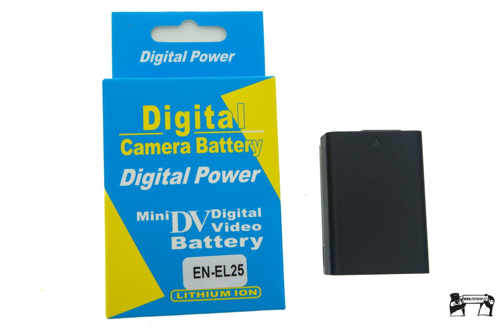 DV Digital Power EN-EL25 Li-ion baterie 1680 mAh pro Nikon Z řady a Coolpix