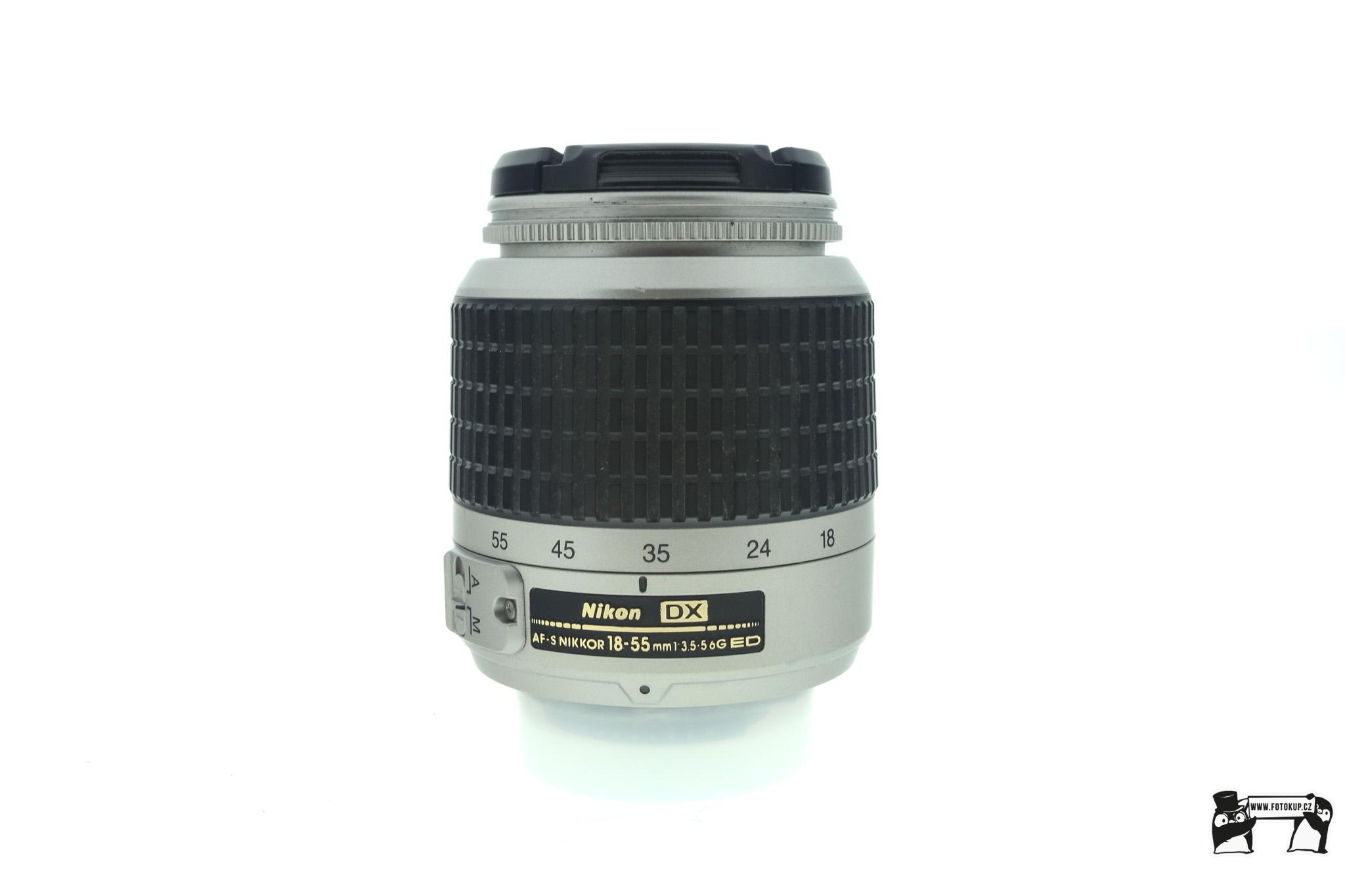 Nikon AF-S DX Nikkor 18-55mm f/3.5-5.6G ED (bazarový objektiv)
