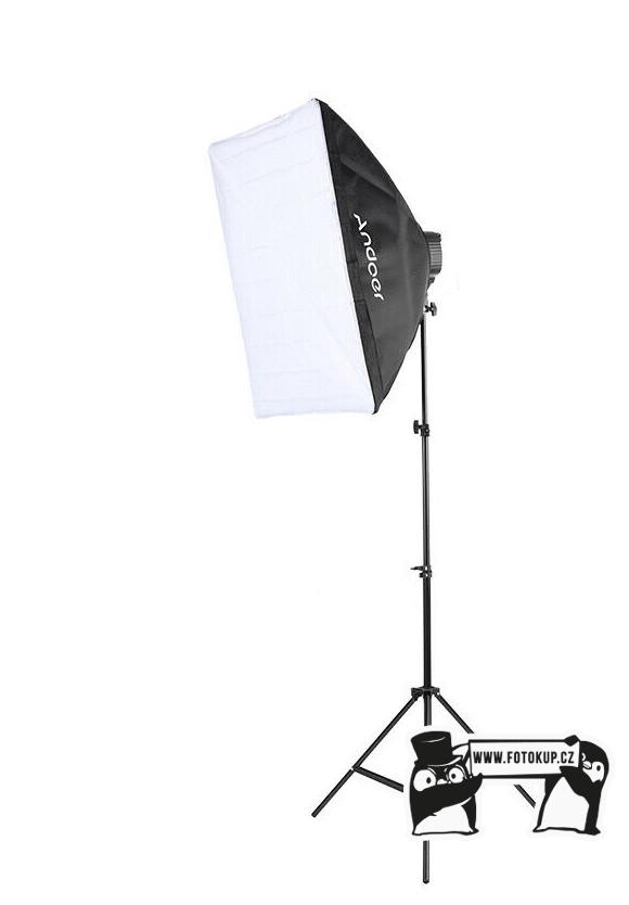 SoftBox s paticí pro 4xE27, 50x70cm, kompletní set