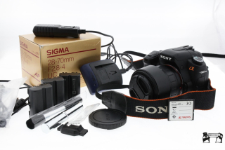 Zrcadlovka Sony a200 + 28-70mm + příslušenství