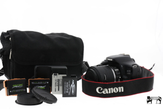Zrcadlovka Canon 550D + 18-55mm + příslušenství