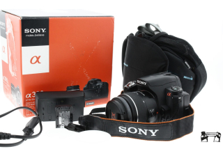 Zrcadlovka Sony a390 + 18-55mm + příslušenství