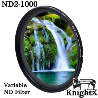 55mm variabilní ND filtr 2-1000  KnightX