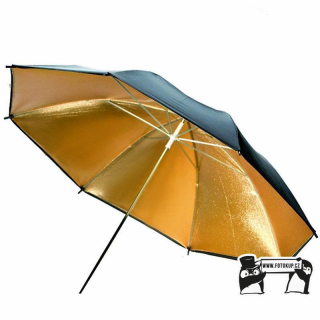 Studiový deštník zlatý 84cm